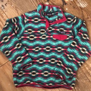 Patagonia Synchilla M Wild Desert Pink Teal